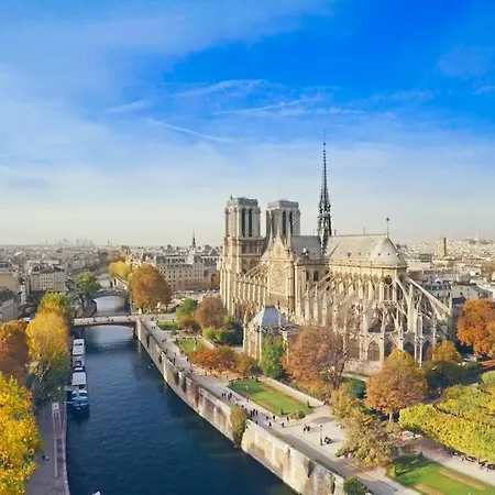 Lejlighed Mini Loft In Notre Dame District, Ile Saint-louis, *